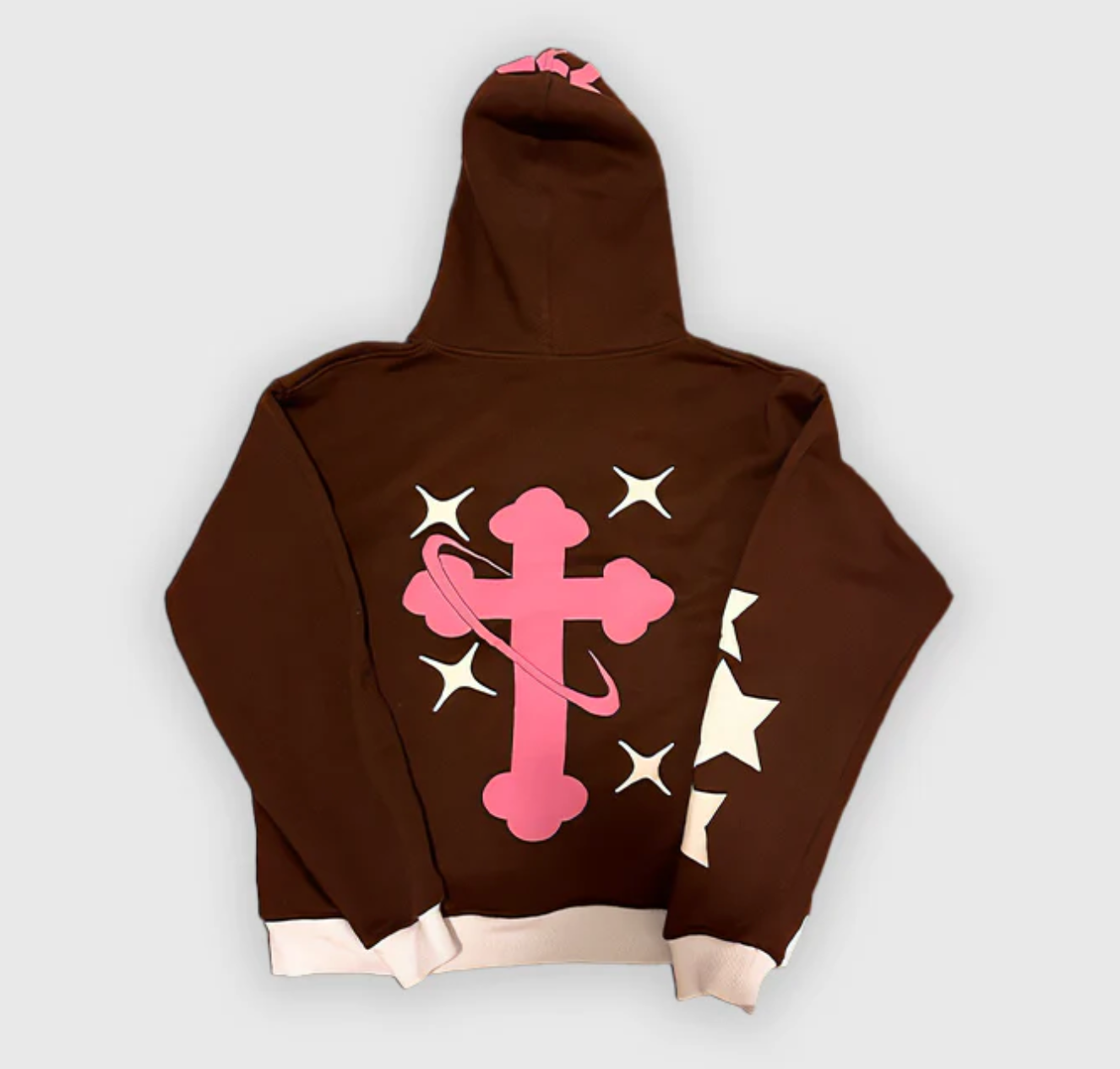 Monogram Zip-Up Hoodie | Multi Colour